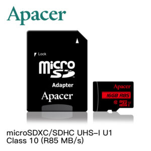 Apacer microSDXC/SDHC UHS-I U1 Class 10 (R85 MB/s)