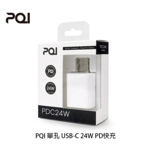 PQI 單孔 USB-C 24W PD快充