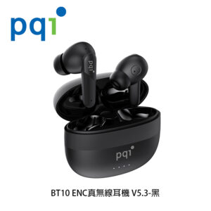 PQI BT10 ENC真無線耳機 V5.3-黑