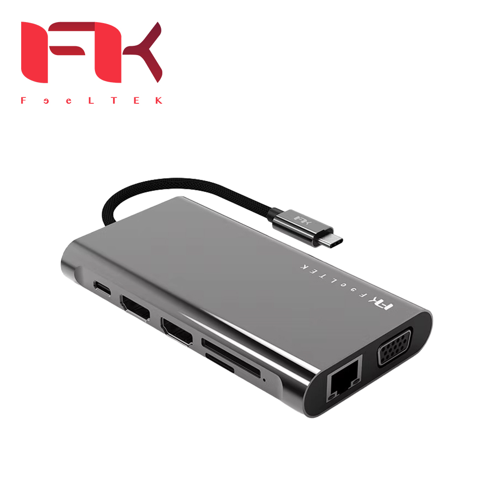 Feeltek 11埠PD多功能USB-C集線器:圖片 2