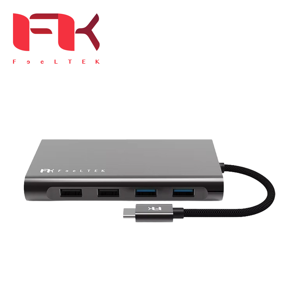 Feeltek 11埠PD多功能USB-C集線器:圖片 3
