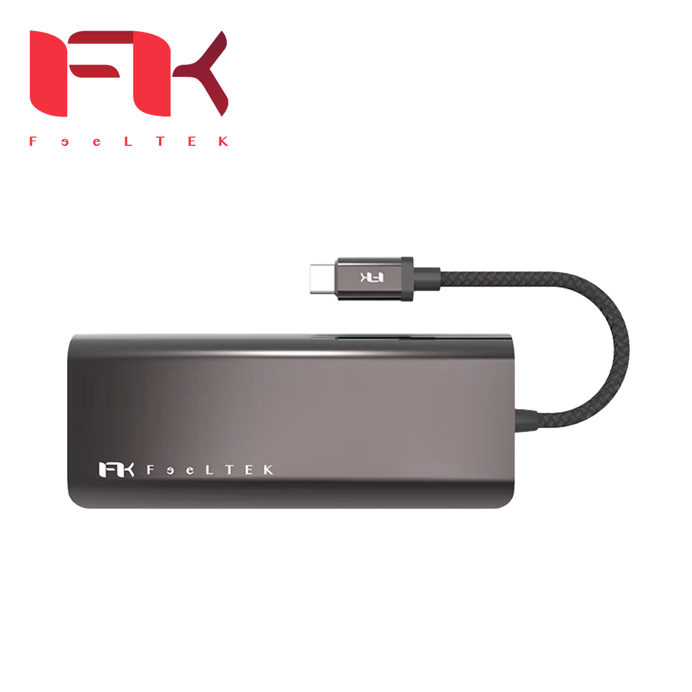 Feeltek 6埠PD多功能USB-C集線器:圖片 3