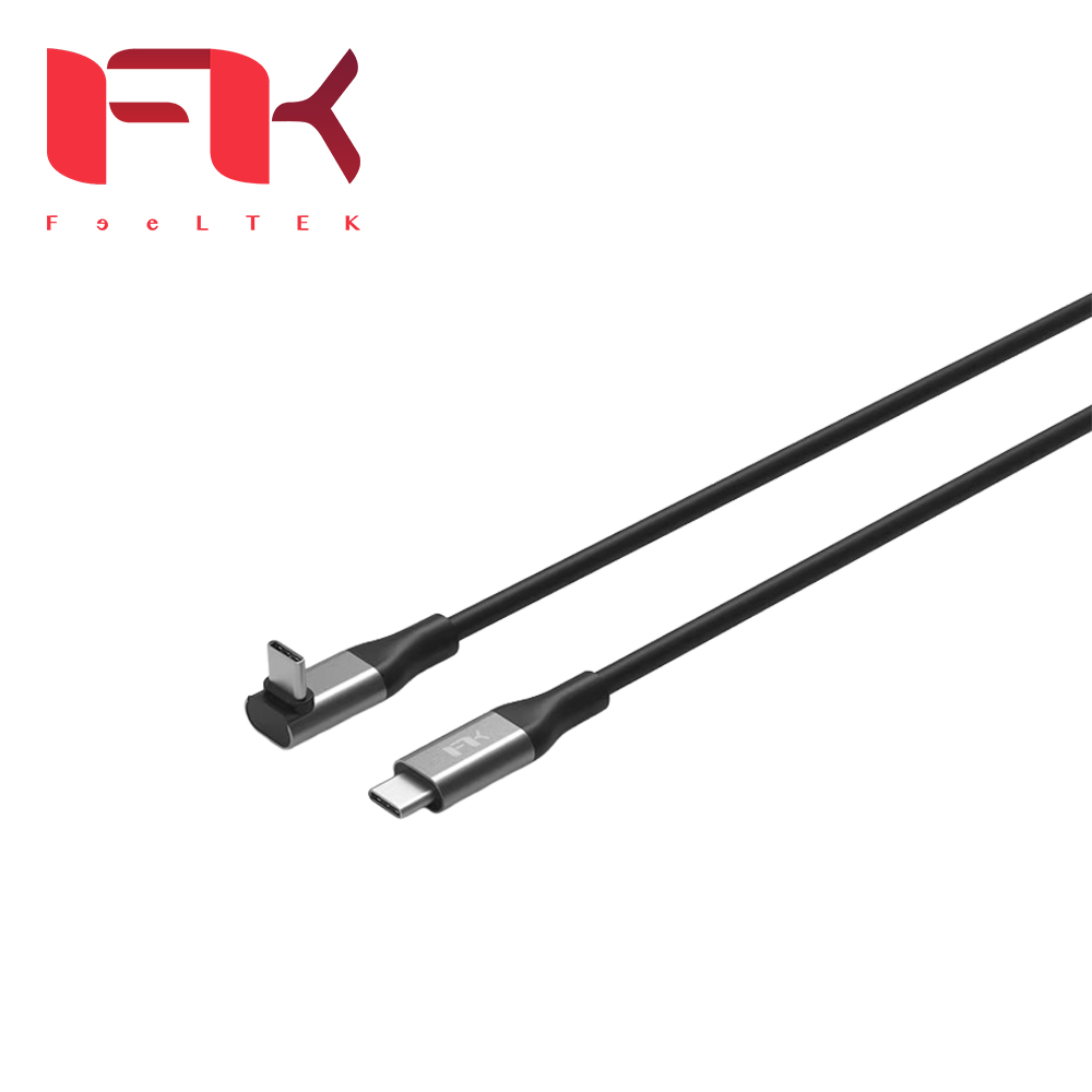Feeltek USB4 Gen2 CtoC 240W 傳輸充電線(垂直):圖片 2